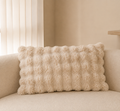 Lumbar Plush Pillow Cover